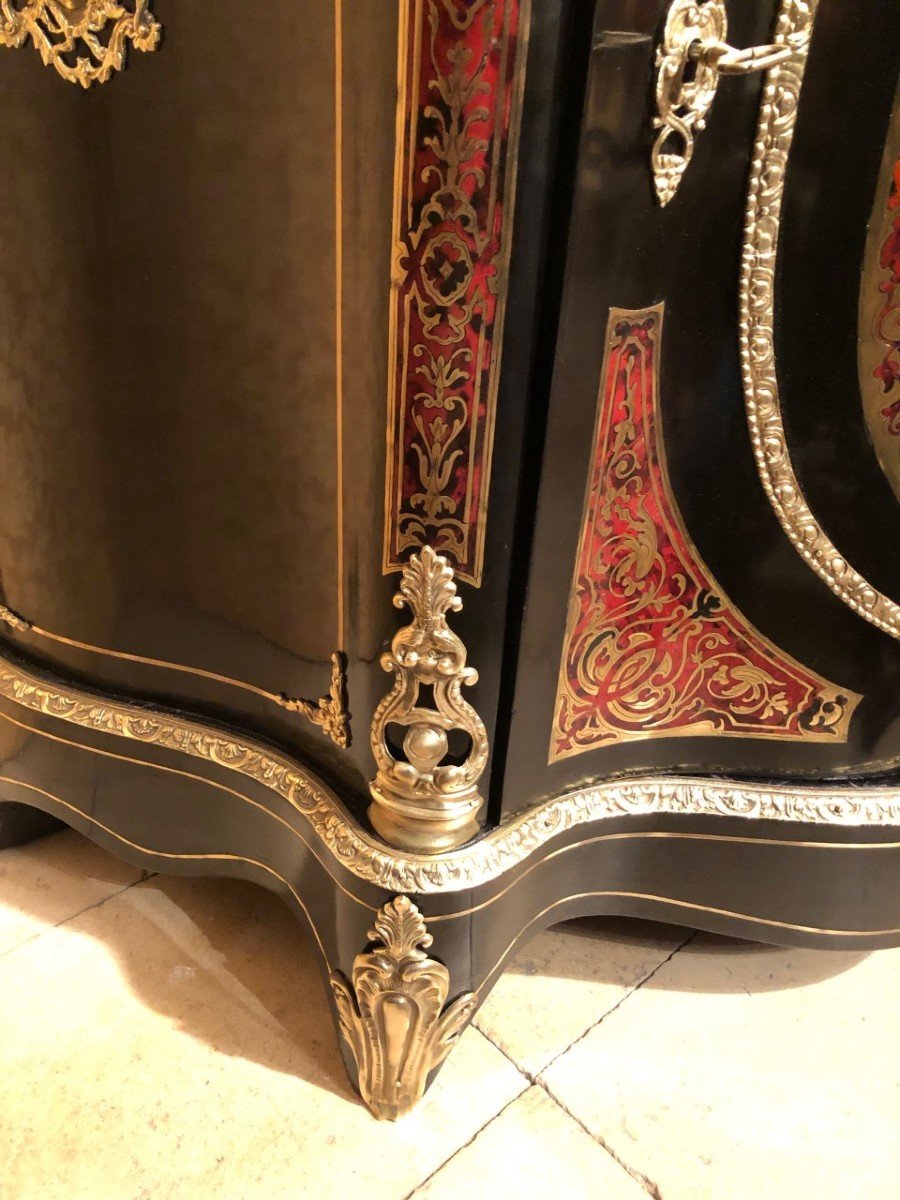 Buffet Napoleon III Boulle Marquetry-photo-3