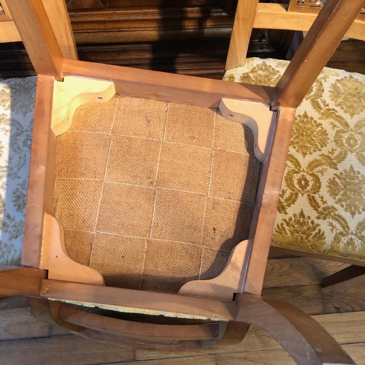 Set Of 4 Late 19th Century Empire Style Chairs-photo-2
