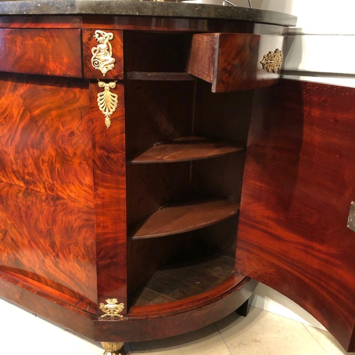 Rare Buffet d’époque Empire 1804-photo-4