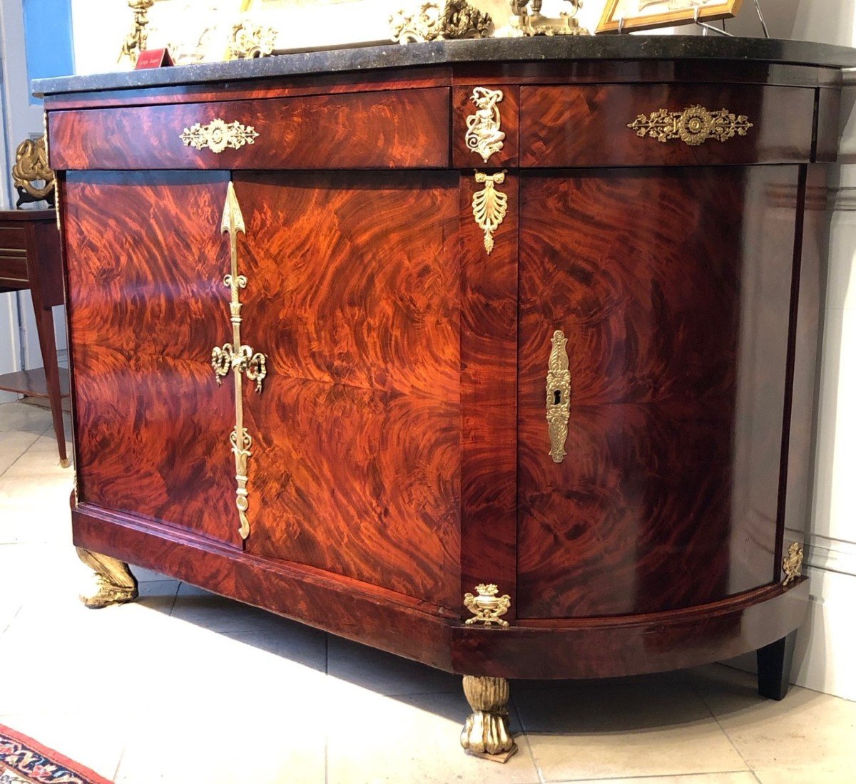 Rare Buffet d’époque Empire 1804-photo-6
