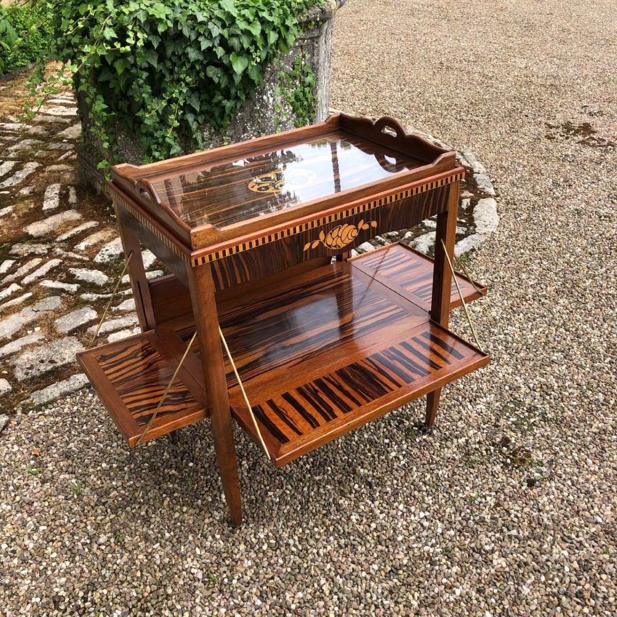 Serving Table Art Deco Mahogany Cuba 1920-photo-2