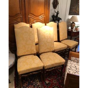 Series Of 6 Louis XIII Style Chairs