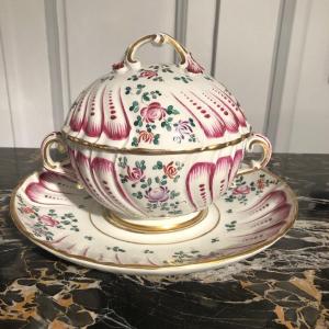 Earthenware Soup Tureen Manufacture Samson Paris 19th Century