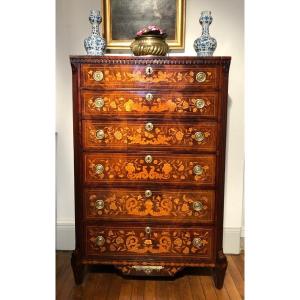 Semainier Chiffonier Secretary Charles X