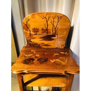 Music Rack Paul Guth Art Nouveau Shelf Nancy