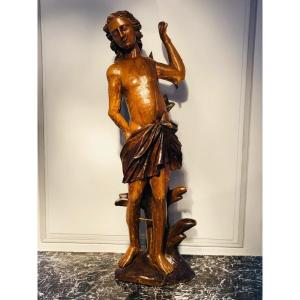 Saint Sebastian In Alsace 17th Century Wood