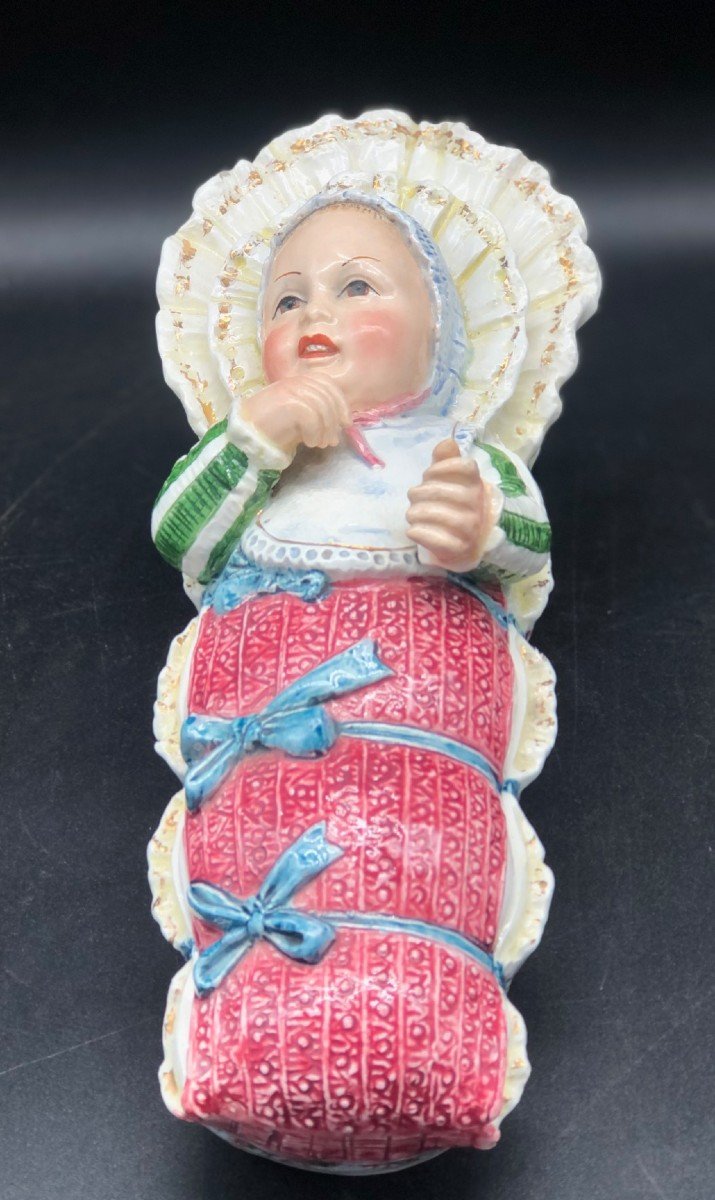 Swaddled Baby Porcelain Box