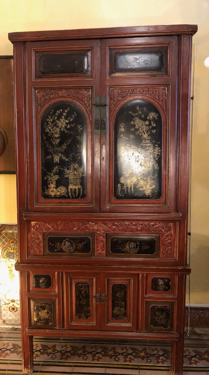 Armoire Chinoise Laquée