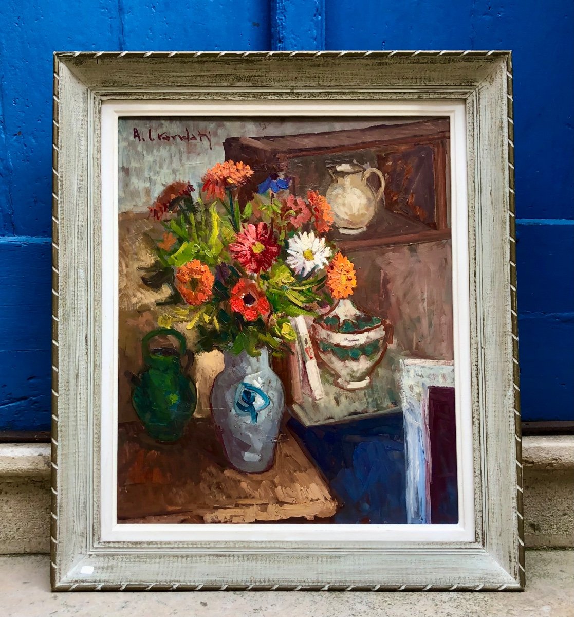 Painting “a Workshop Corner” Angel Grandaty