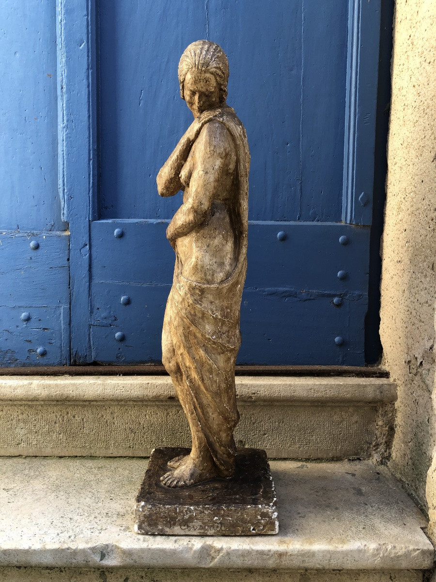 Sculpture femme à l’antique Marguerite Cousinet-photo-3