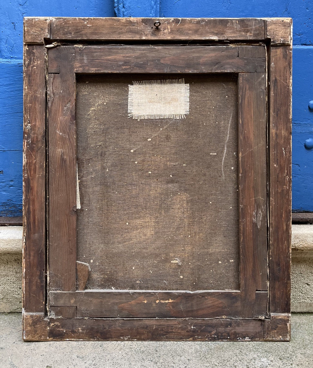 Paire de natures mortes florales XIXe-photo-1