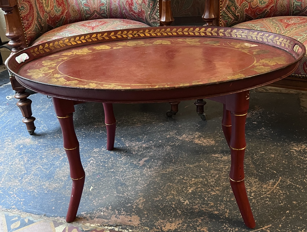 Coffee Table With A Napoleon III Style Top