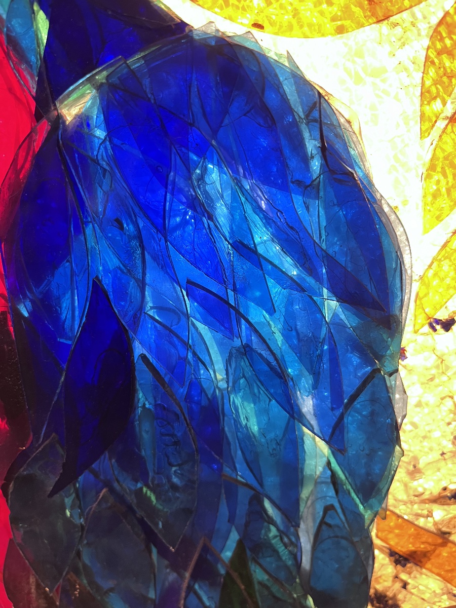 Composition en verre rétroéclairé-photo-4