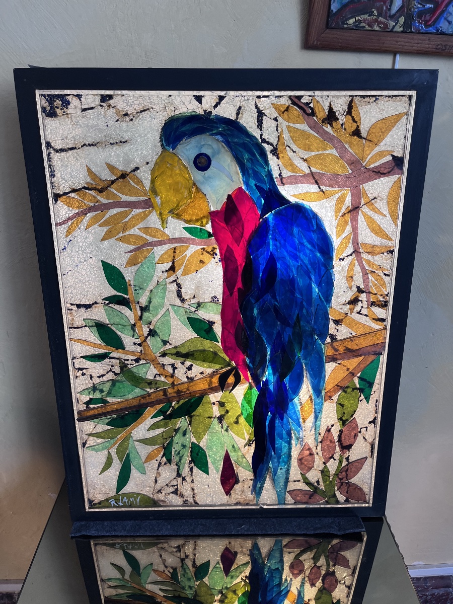 Composition en verre rétroéclairé