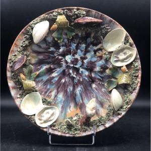 Caldas De La Rainha Decorative Dish With Clams And Thumbsfoot