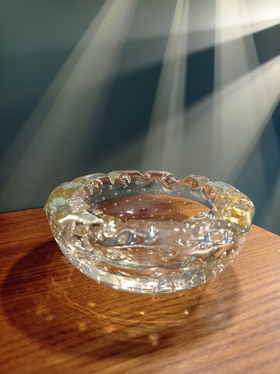 Daum Nancy France Cendrier Cristal-photo-2