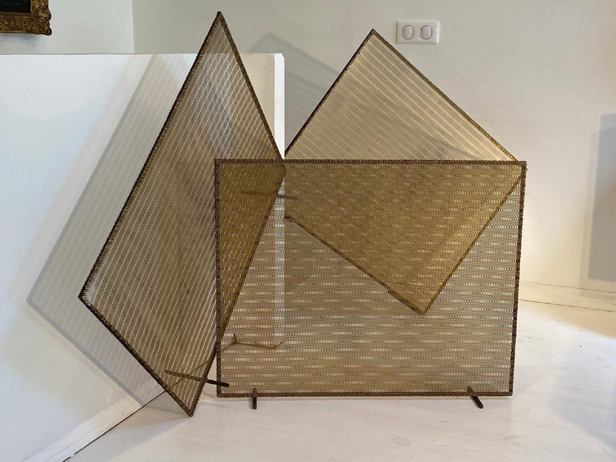 Fireplace Screen Mid 20th Century -photo-2