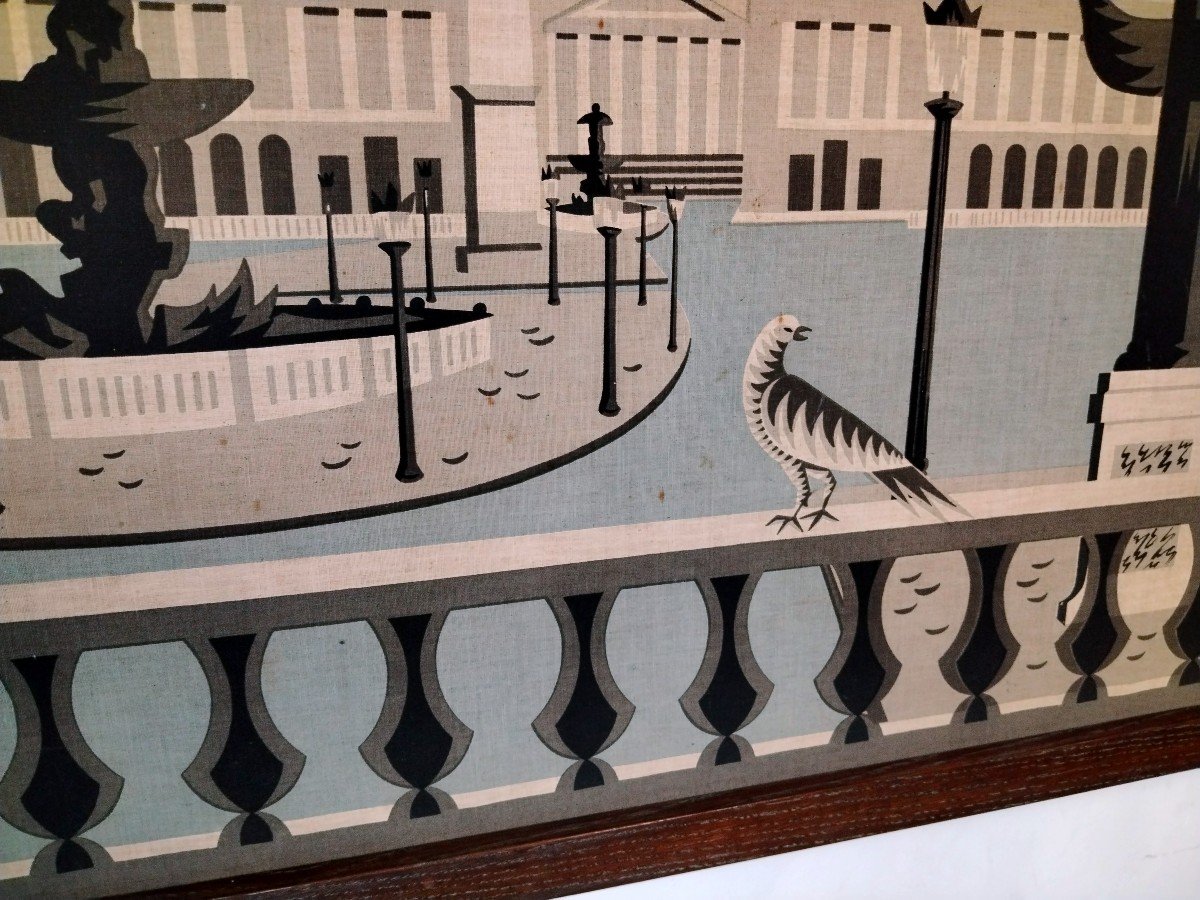 Jean Picart Le Doux Tapisserie La Place De La Concorde -photo-3
