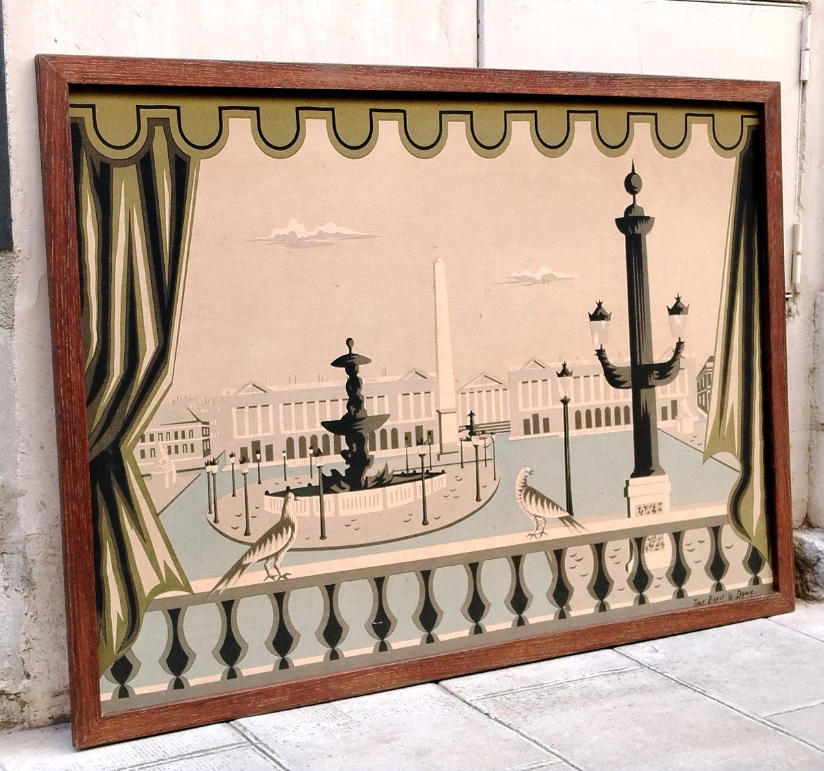 Jean Picart Le Doux Tapisserie La Place De La Concorde 