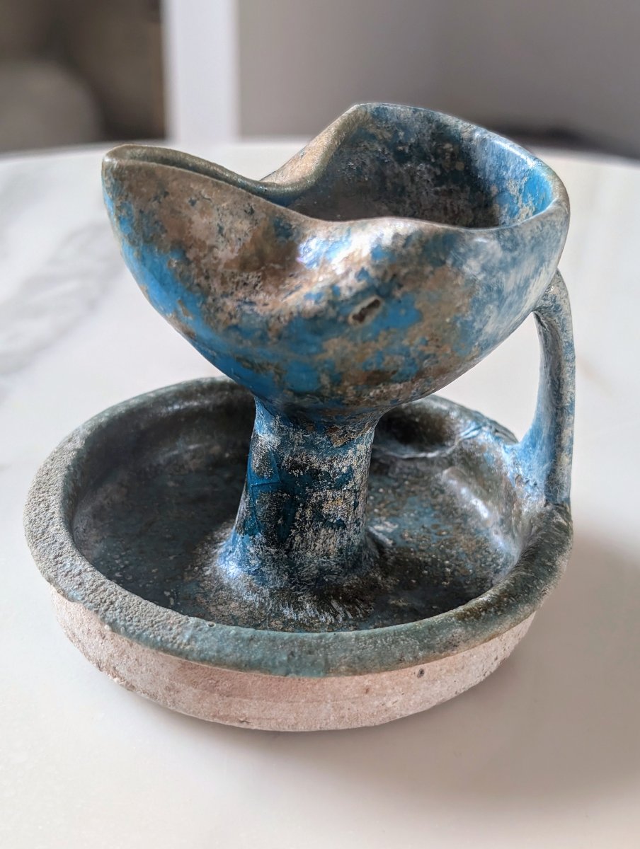 Islamic Art, Persian Oil Lamp 