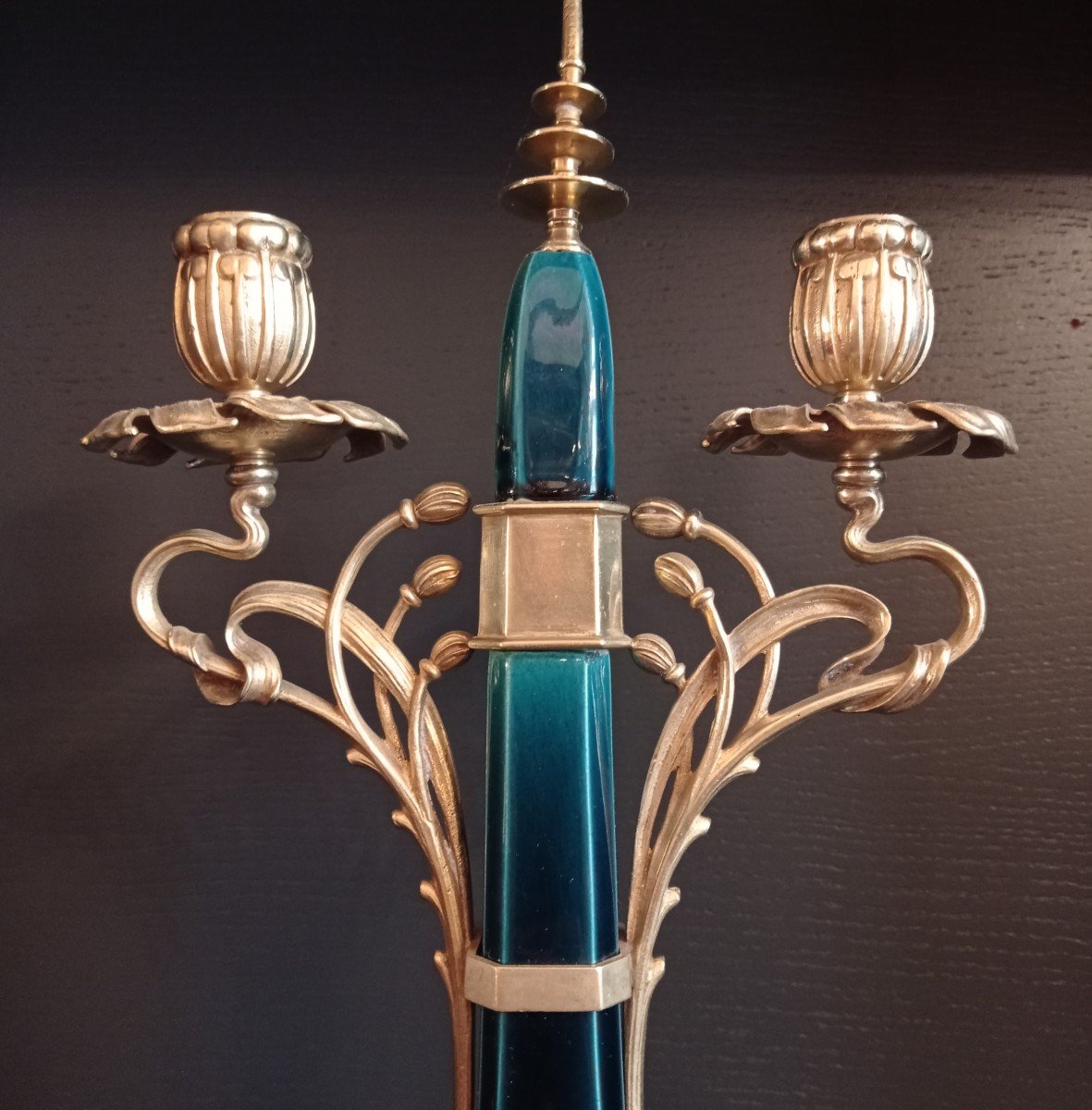 Candélabre Art Nouveau-photo-2