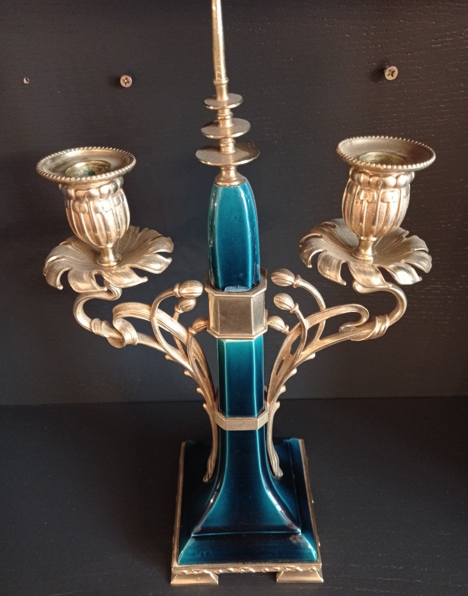 Candélabre Art Nouveau-photo-4