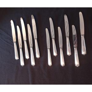 Caillard Bayard Silver Plated Knives