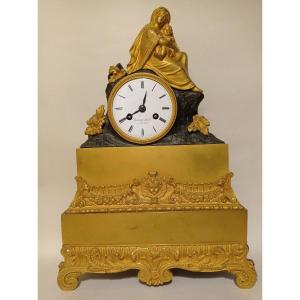 Mantel Clock Restoration Virgin And Child