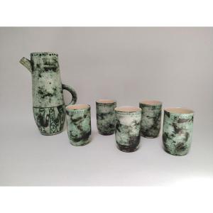 Jacques Blin Pitcher Tumblers
