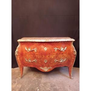 Commode De Style Louis XV Estampillée R.alpsteg 