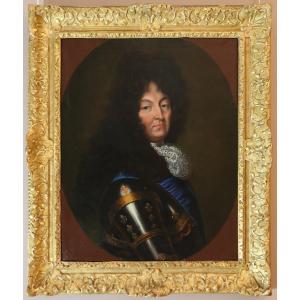 Henri Testelin le jeune (1616-1695)-Portrait de Louis XIV