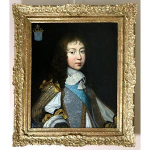 Portrait De Louis XIV Enfant,  Vers 1646. Louis Ferdinand II Elle l'ancien (1612; 1689) Attribué. 