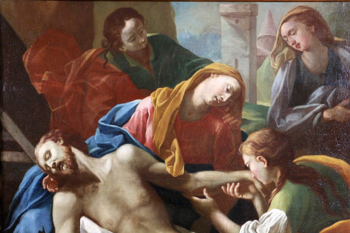 French School From The Beginning Of The 17th Century, The Lamentation Of Christ-photo-3