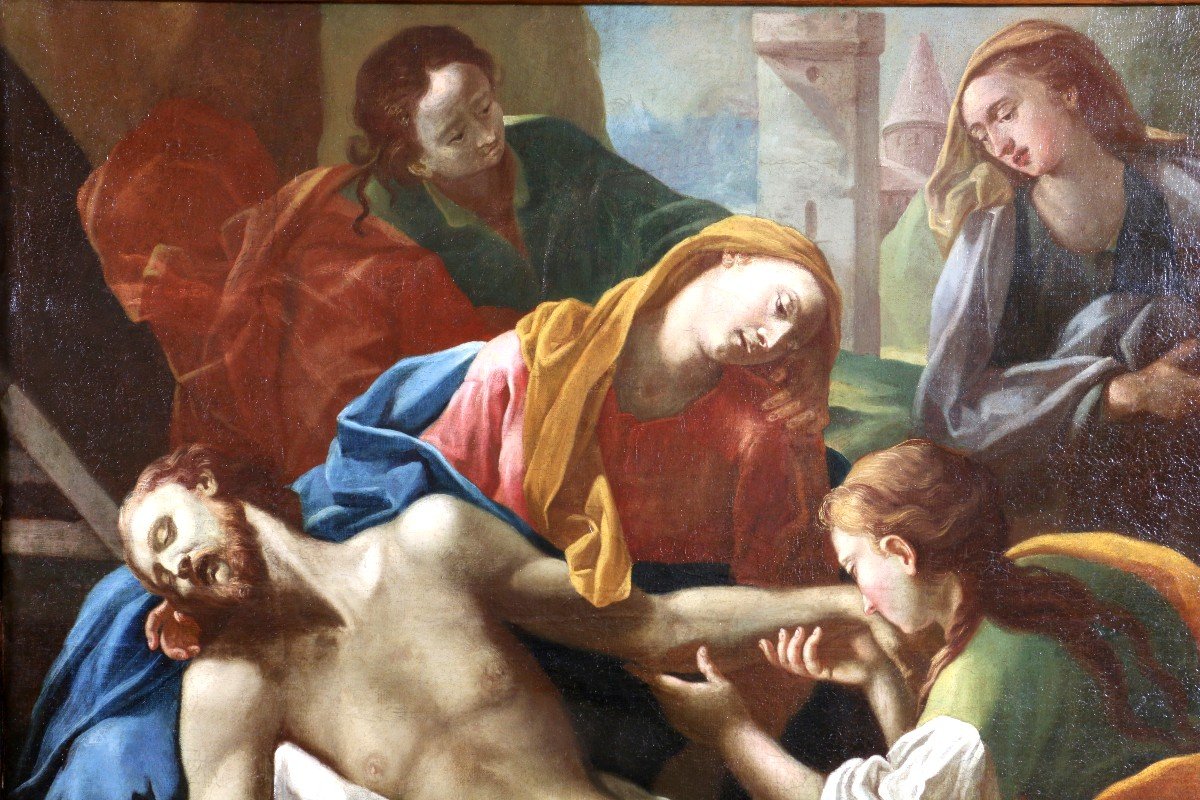 French School From The Beginning Of The 17th Century, The Lamentation Of Christ-photo-2