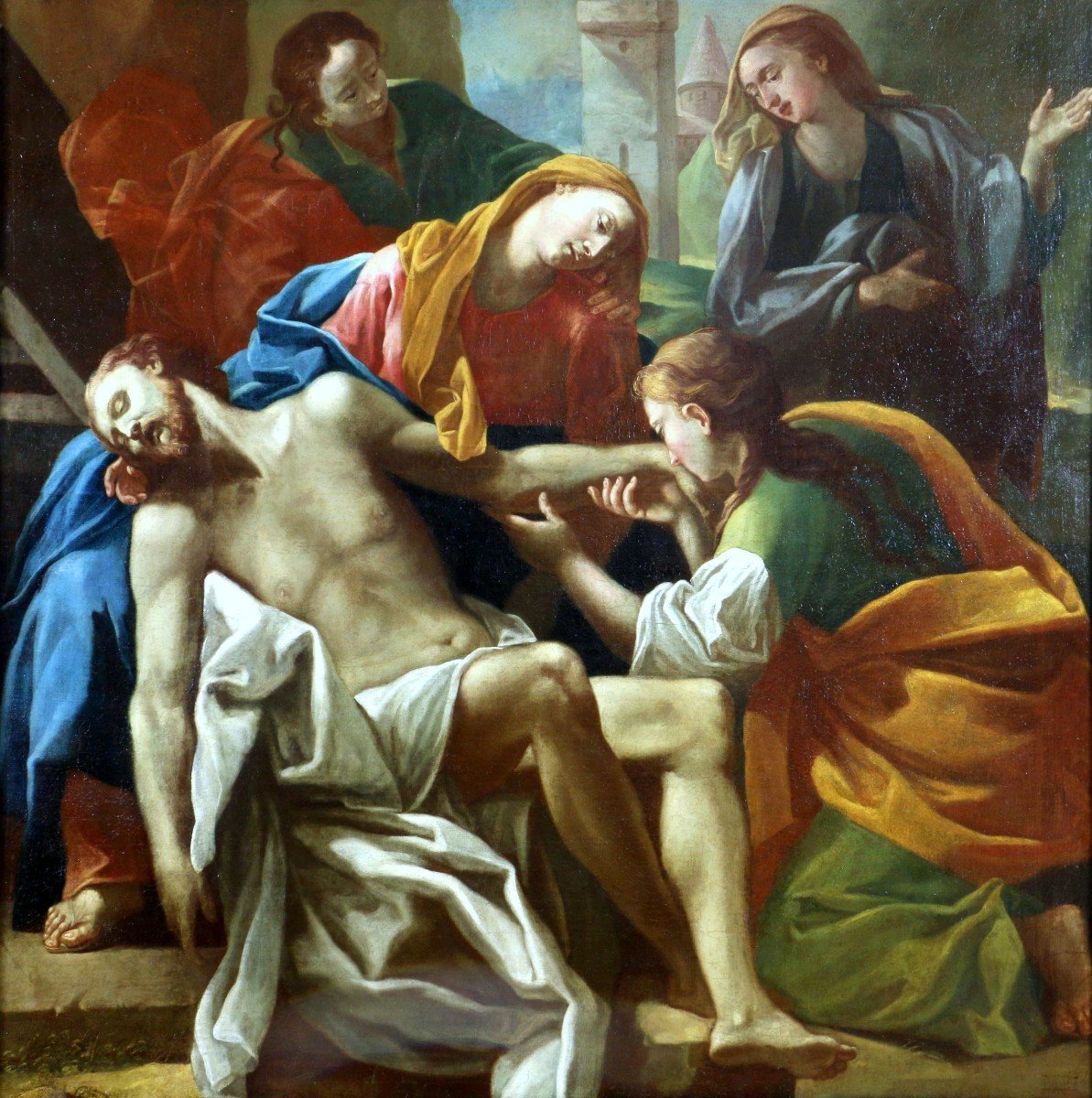 French School From The Beginning Of The 17th Century, The Lamentation Of Christ-photo-8