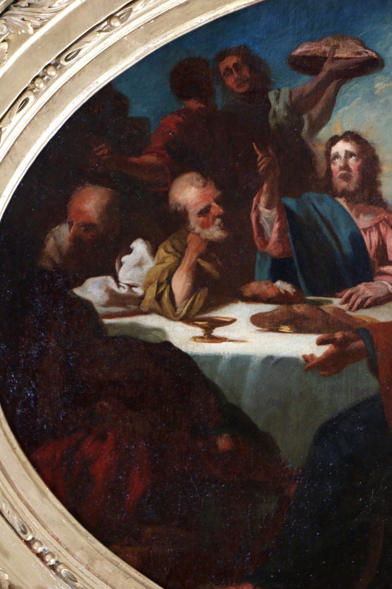 Charles De La Fosse (1636; 1716) Jesus Giving The Last Supper-photo-1