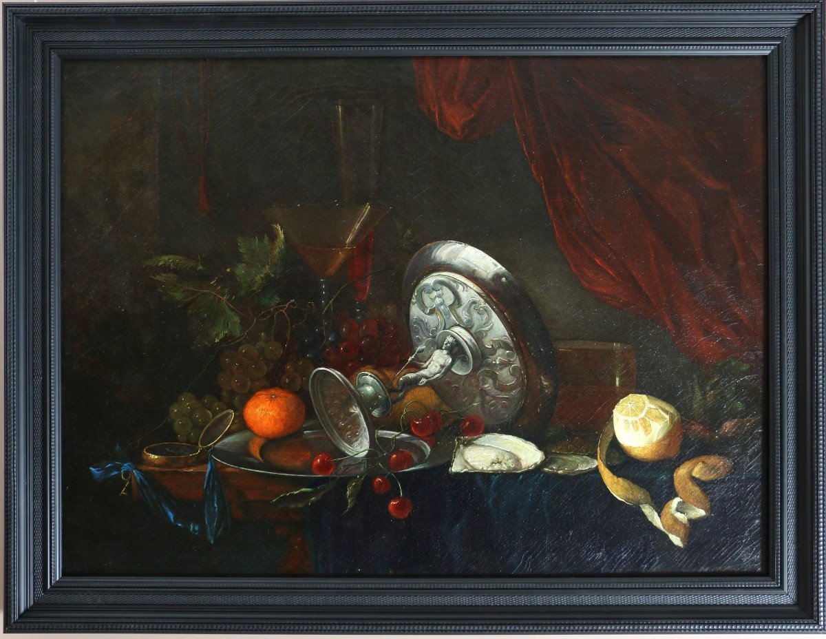 Ecole Hollandaise De La Fin Du XVIIIè Siècle D’après Une œuvre De Jan Davidsz De Heem 