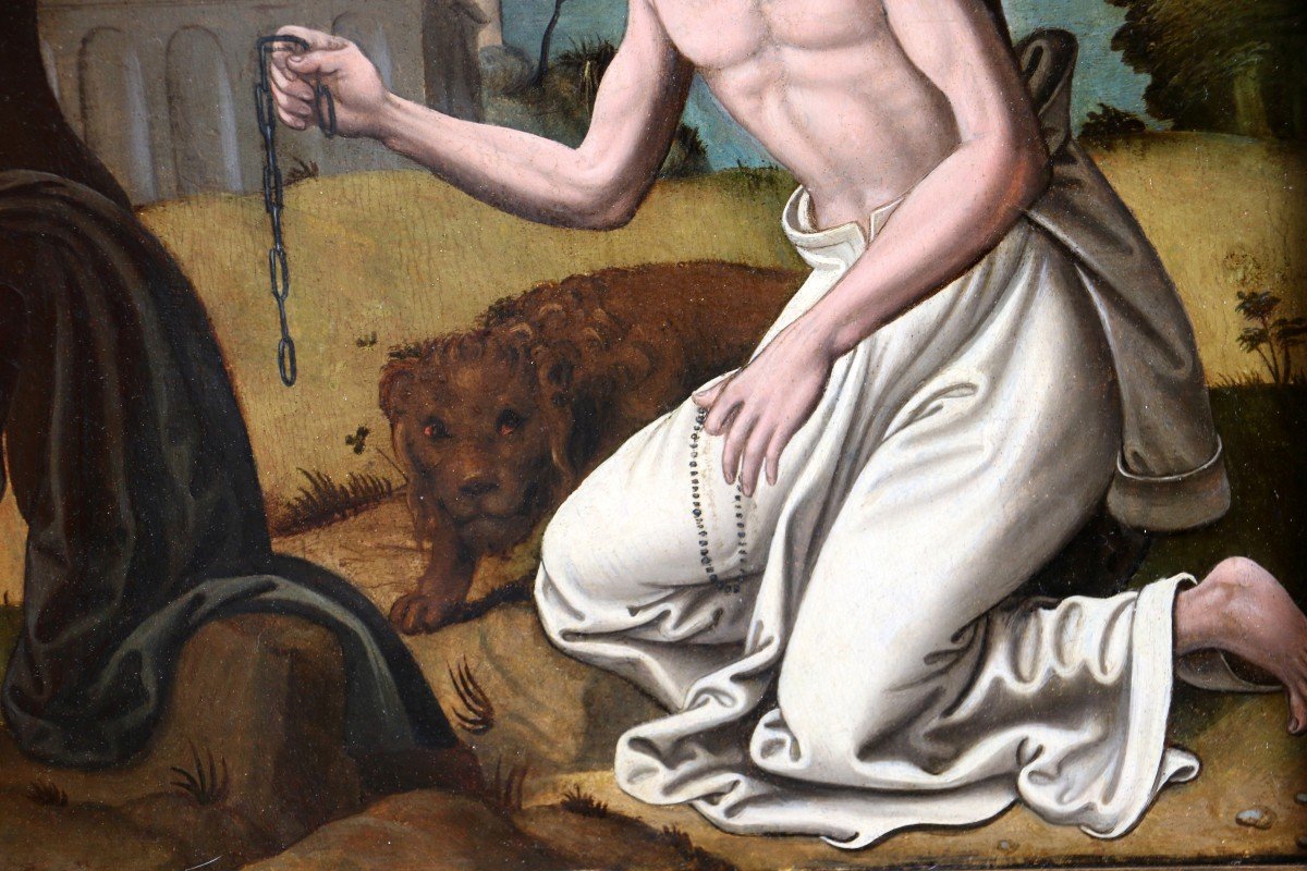 Simon De Châlons (1500-1561) Attributed. Saint Jerome Around 1520-1530-photo-4