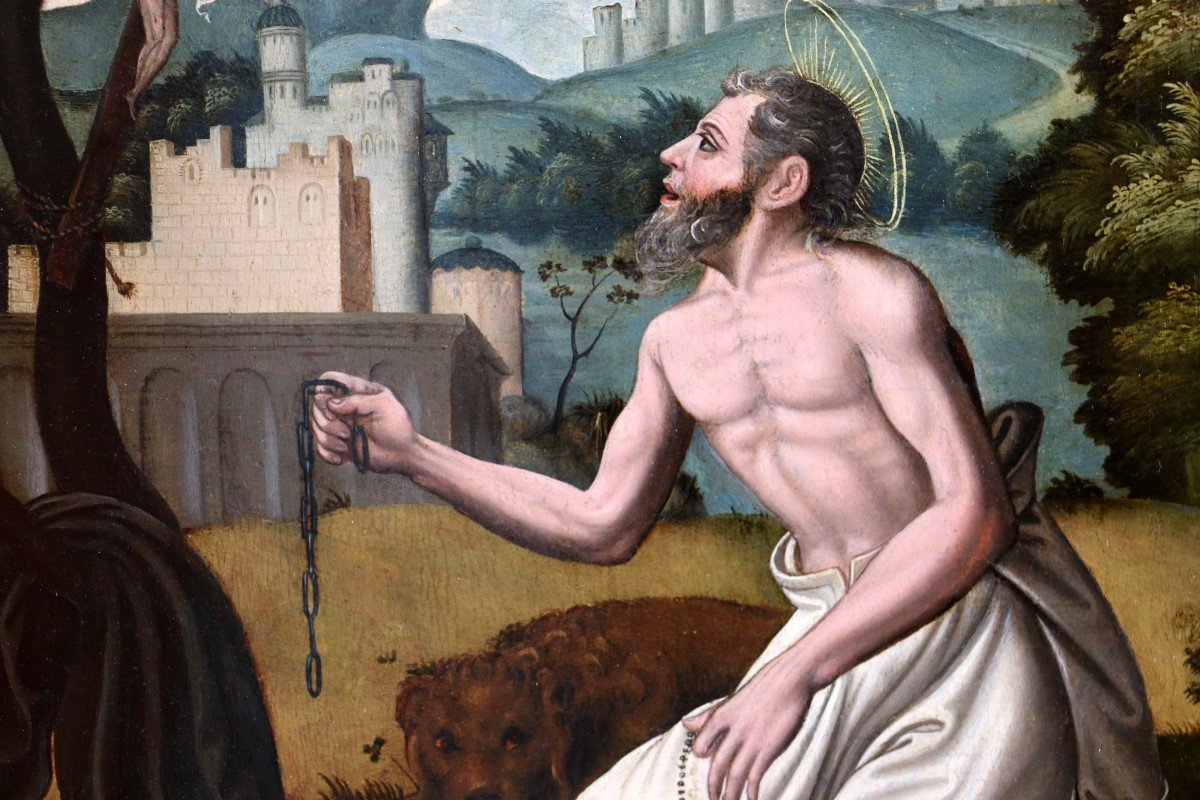 Simon De Châlons (1500-1561) Attributed. Saint Jerome Around 1520-1530-photo-1