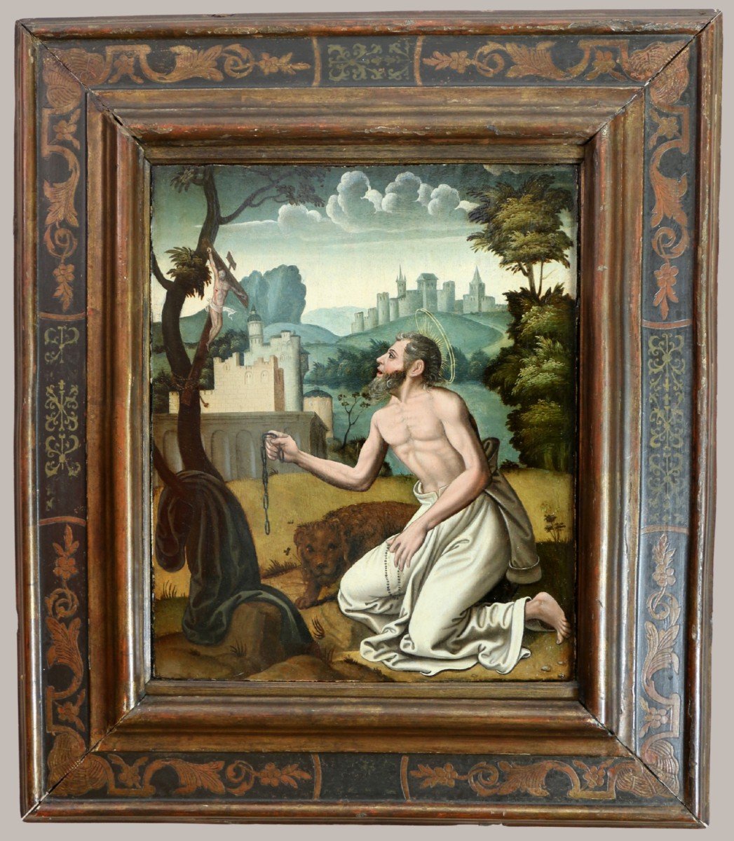 Simon De Châlons (1500-1561) Attributed. Saint Jerome Around 1520-1530