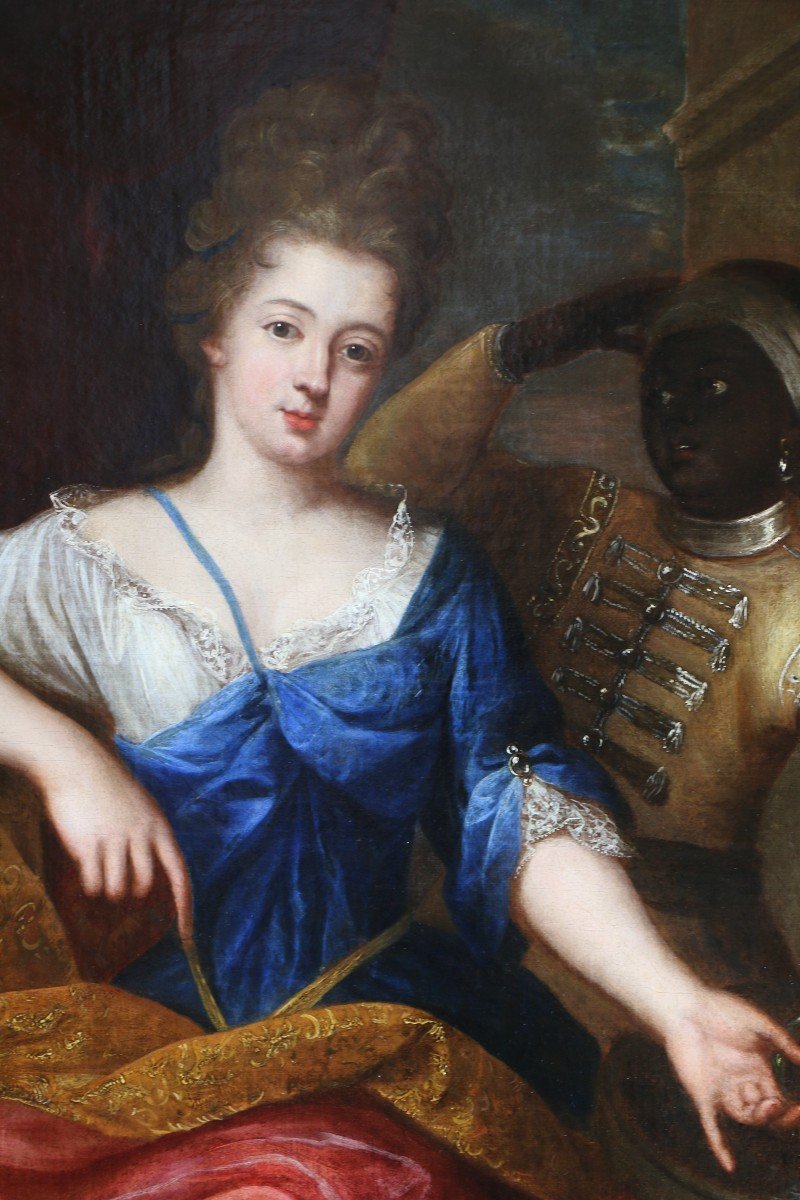 Alexis Simon Belle (1674-1734) Portrait De Louise Hippolyte Grimaldi, Princesse De Monaco-photo-4