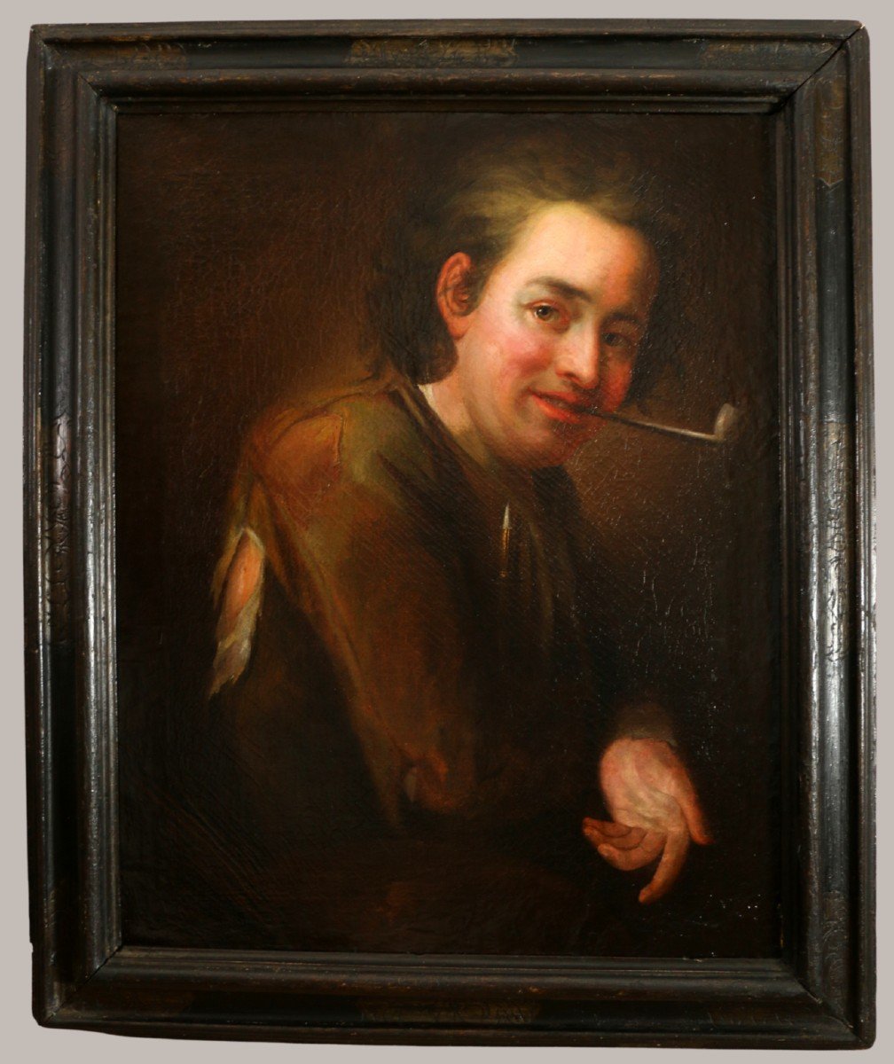Giacomo Francesco Cipper (1664-1736) Portrait Of A Painter. Self-portrait?