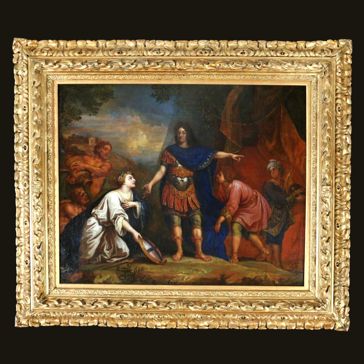 Vernansal Guy Louis (1648-1729) Louis XIV Receives The Surrender Of The City Of Marseille In 1660.