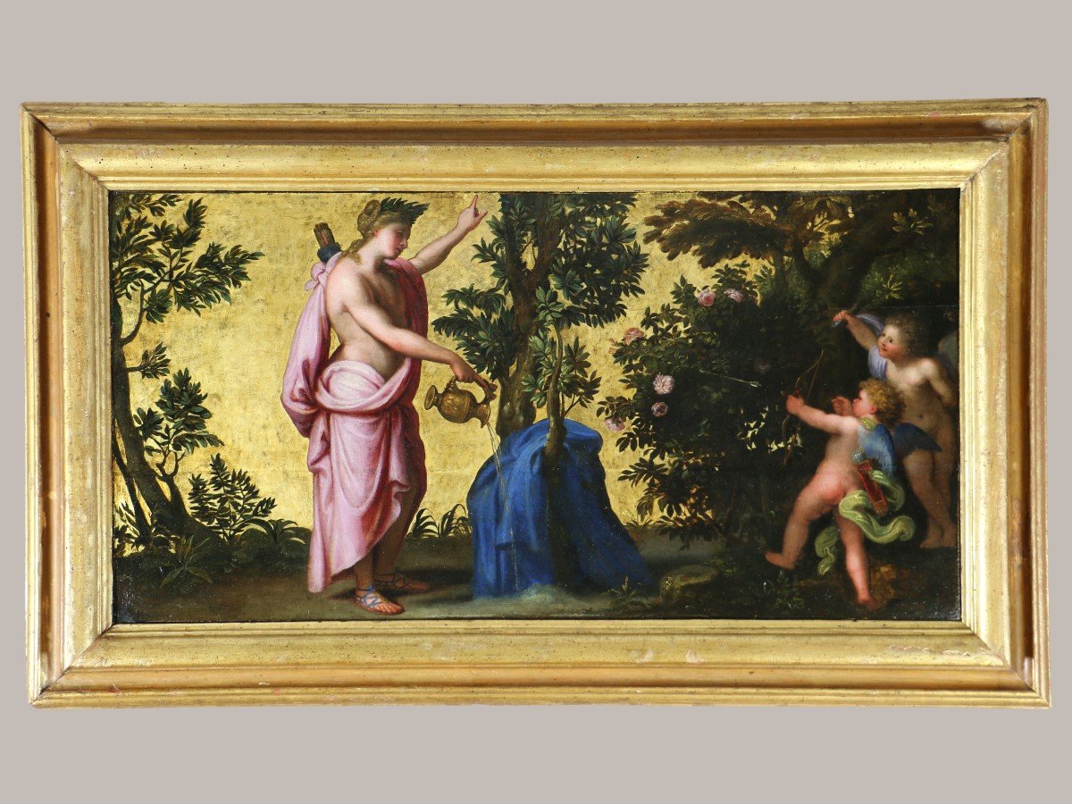 Pierre Mignard (1612-1695) Attributed. Apollo And Daphne Transformed Into A Laurel Tree -photo-2