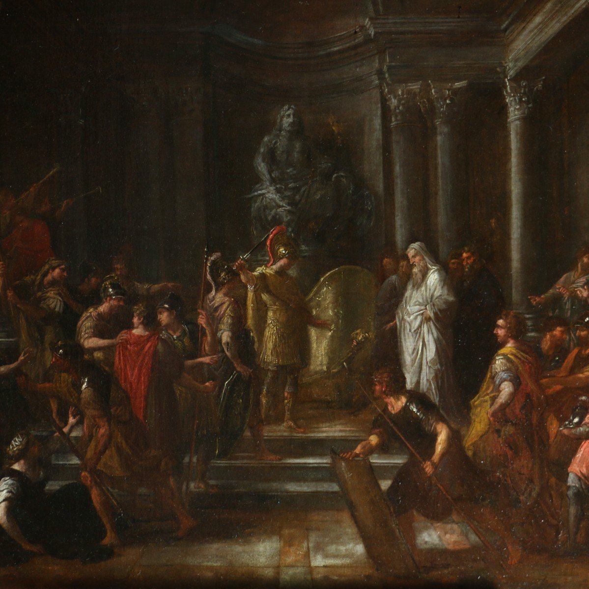 Arnould De Vuez (1644-1720) , Alexander The Great And The Gordian Knot Circa 1700-photo-6