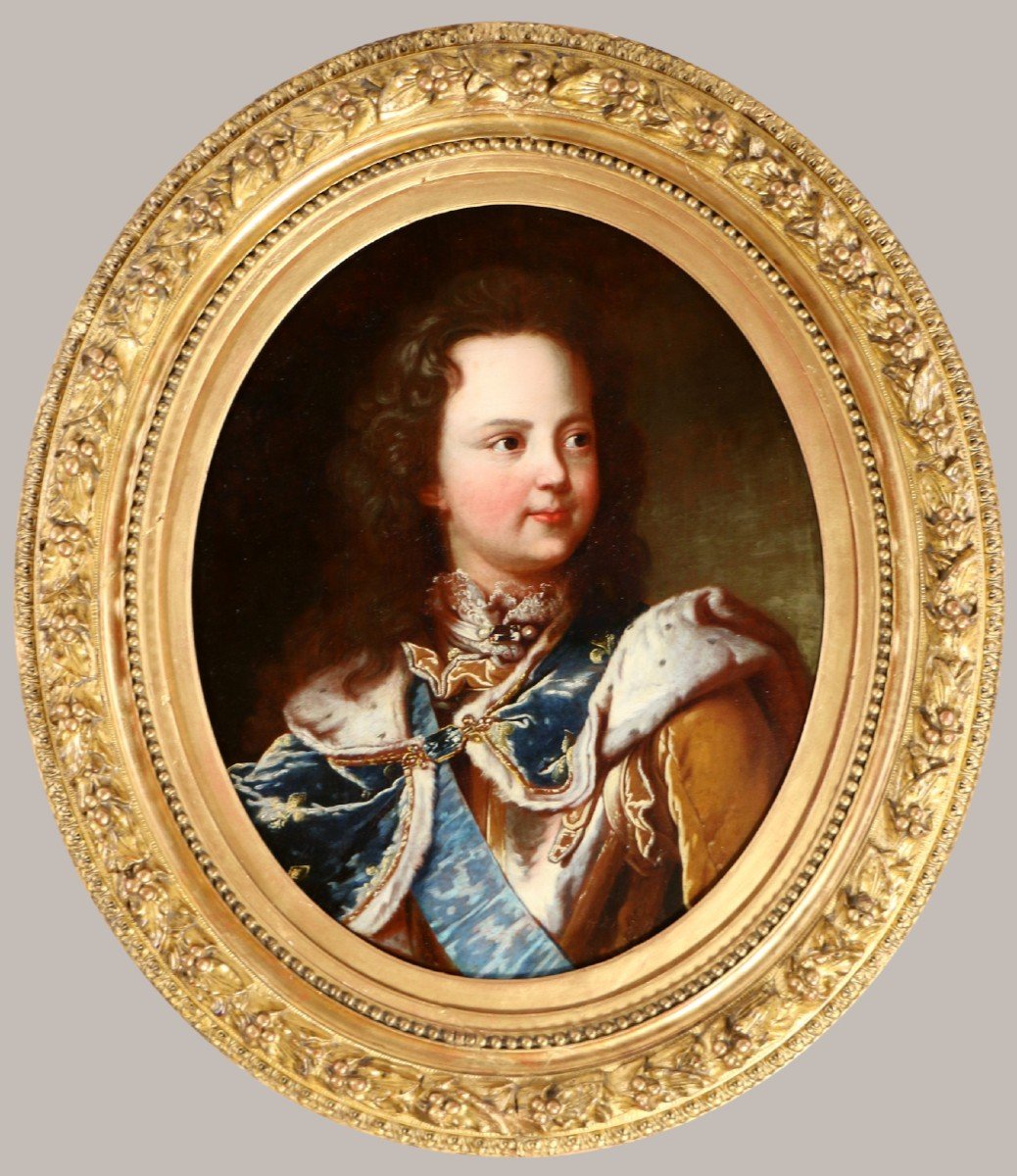 Hyacinthe Rigaud (1659-1743) Et Son Atelier. Portrait Du Jeune Louis XV.