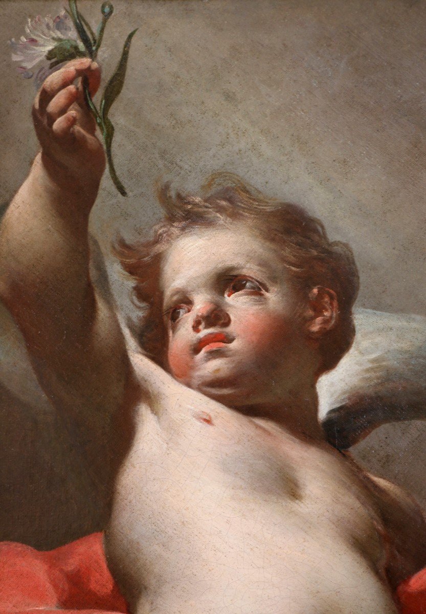 Francesco De Mura (1696-1782) Allegorical Scene With Putti-photo-3