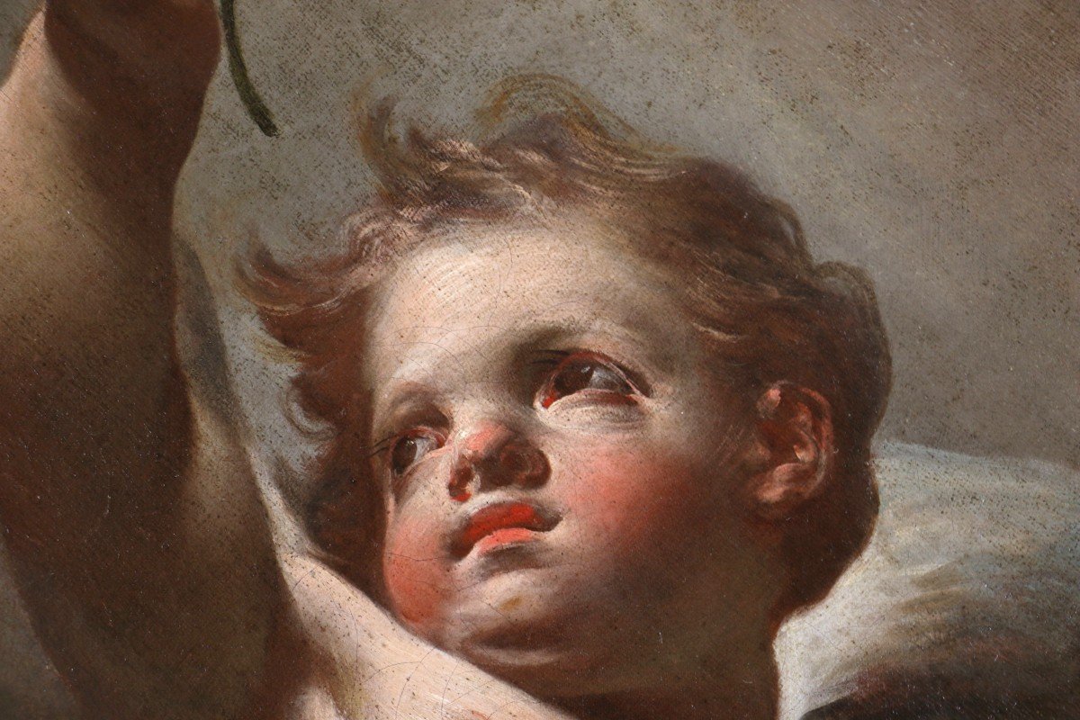 Francesco De Mura (1696-1782) Allegorical Scene With Putti-photo-2