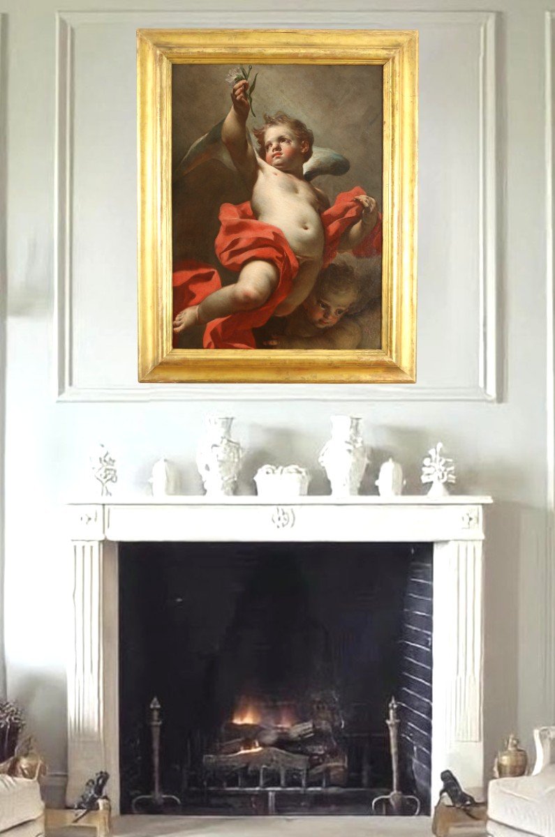 Francesco De Mura (1696-1782) Allegorical Scene With Putti-photo-6
