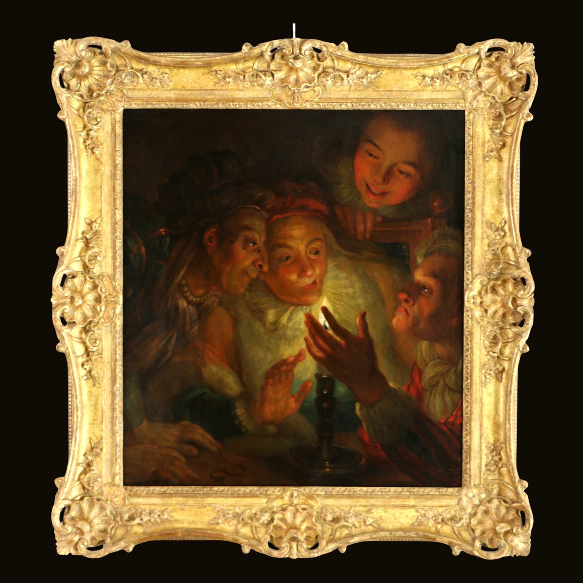 Charles Antoine Coypel (1694-1752) Et Son Atelier. Le Jeu De La Chandelle.